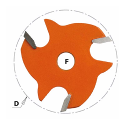 CMT OSTRZE HM I=2,5 D=47,6 F=8 822.325.11