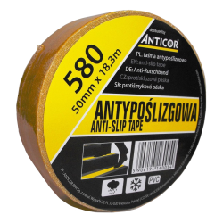 TAŚMA ANTYPOŚLIZGOWA ŻÓŁTA 50MM*18,3MM ANTICOR