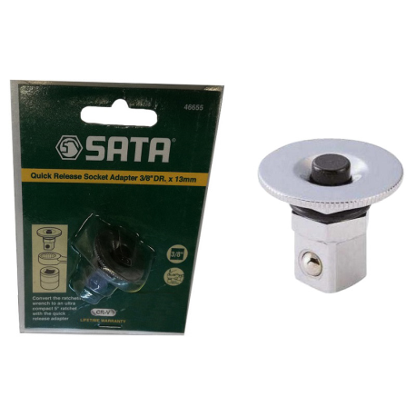 ADAPTER SZYBKOMOCUJĄCY DO KLUCZA Z GRZECHOTKĄ 3/8"-13MM SATA