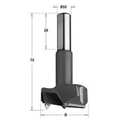 CMT WIERTŁO PUSZKOWE HW D=18 L=70 S=10x26 RH 369.180.11