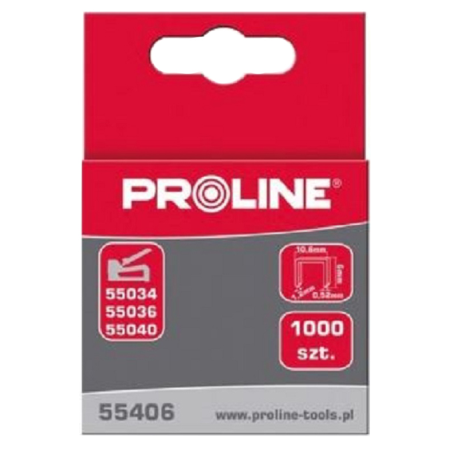 PROLINE ZESTAW 1000 ZSZYWEK 6x10MM TYPU "G" 55406