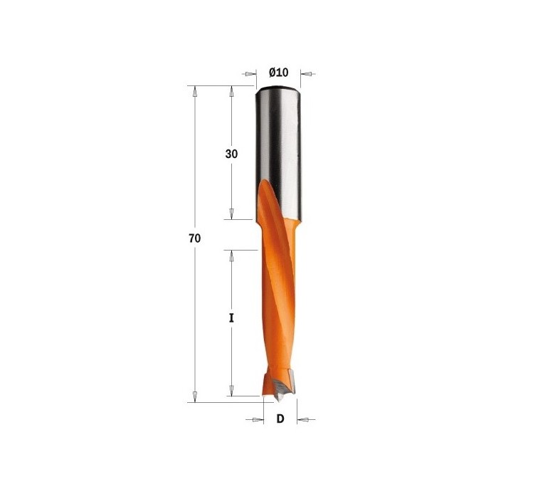 CMT WIERTŁO NP D=4,5 I=35 L=70 S=10x30 LH 311.045.12