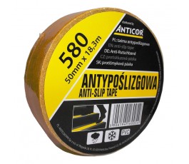 TAŚMA ANTYPOŚLIZGOWA ŻÓŁTA 50MM*18,3MM ANTICOR