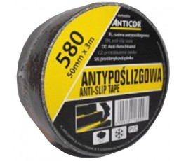 TAŚMA ANTYPOŚLIZGOWA CZARNA 50MM*3MM ANTICOR