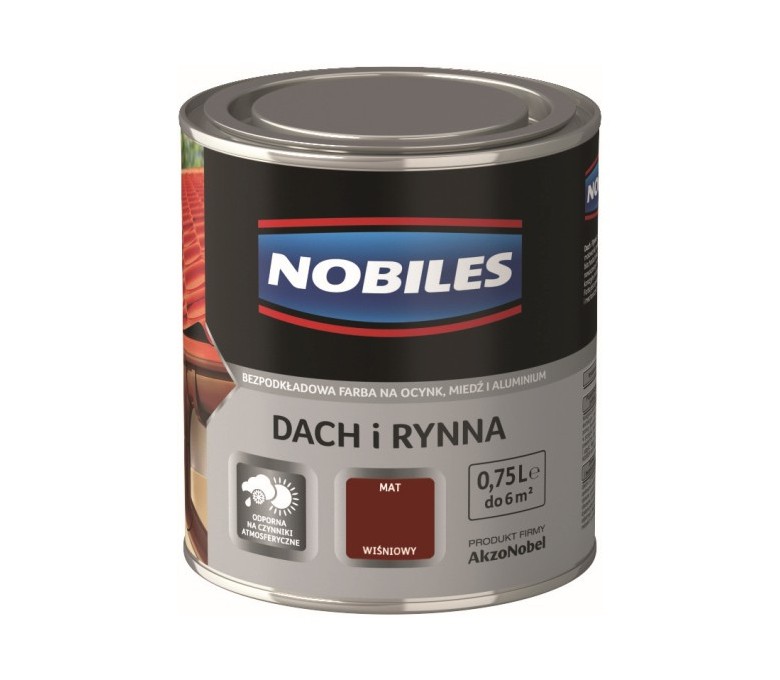 NOBILES FARBA "DACH I RYNNA" 0,75L WIŚNIOWA 60030102