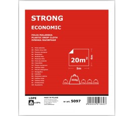 FOLIA MALARSKA STRONG ECONOMY 4x5M SOLID