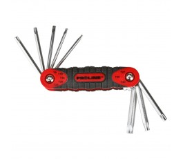 PROLINE ZESTAW 8 KLUCZY TORX T9-T40 ZE SKUWKĄ 48388