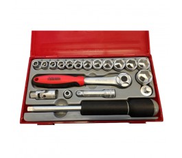 ZESTAW KLUCZY NASADOWYCH TT3819 3/8" 6-KĄTNYCH 19SZT TENG TOOLS