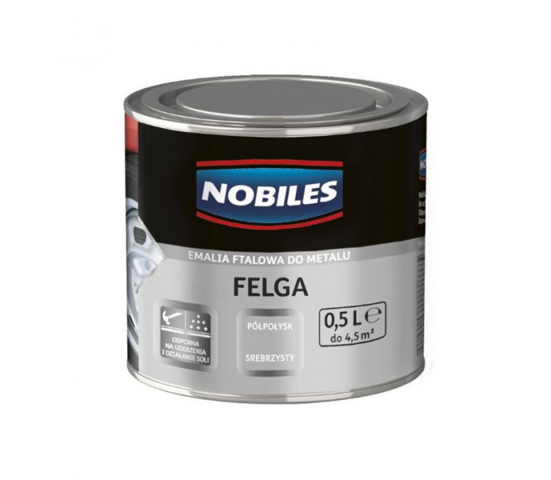 NOBILES EMALIA FTALOWA "FELGA" 0,5L SREBRNA 60100012