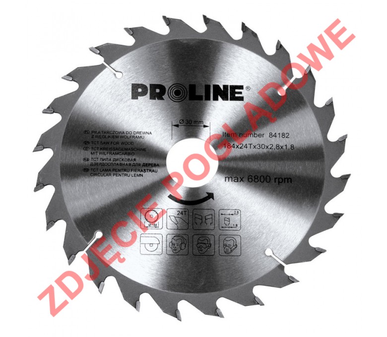 PROLINE PIŁA TARCZOWA DO DREWNA 160MM Z 30 ZĘBAMI 84163