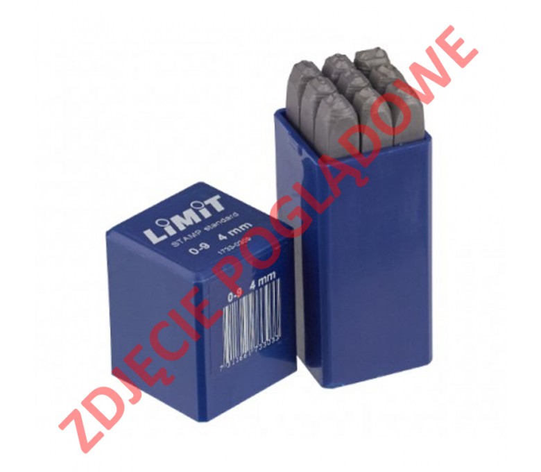 LIMIT ZESTAW 9 STEMPLI CYFROWYCH 4x7MM 17330309