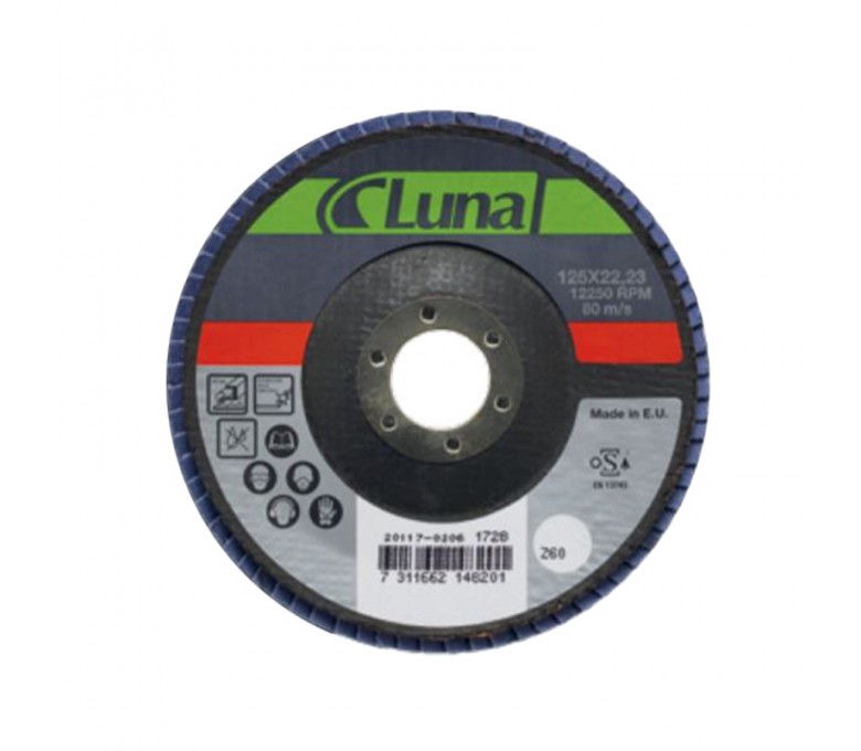 LUNA LAMELKA 125x22.23MM P120 TF125120