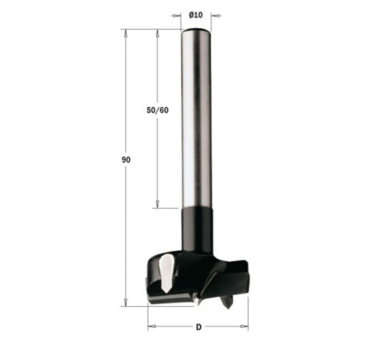 CMT WIERTŁO PUSZKOWE HW RH 23x90x10MM 512.230.11