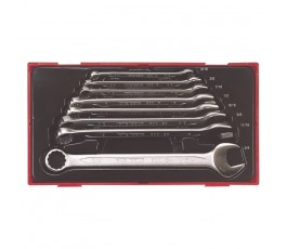 TENG TOOLS ZESTAW 8 KLUCZY PŁASKO-OCZKOWYCH CRV 58050303