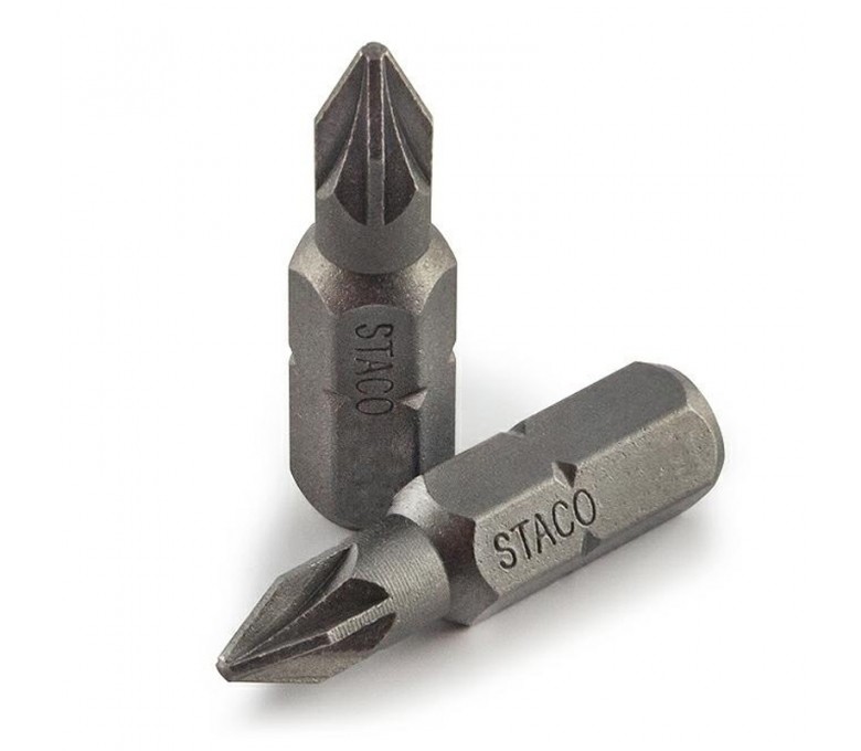 STACO ZESTAW 10 BITÓW PZ2x25MM 1/4" 20875.STACO