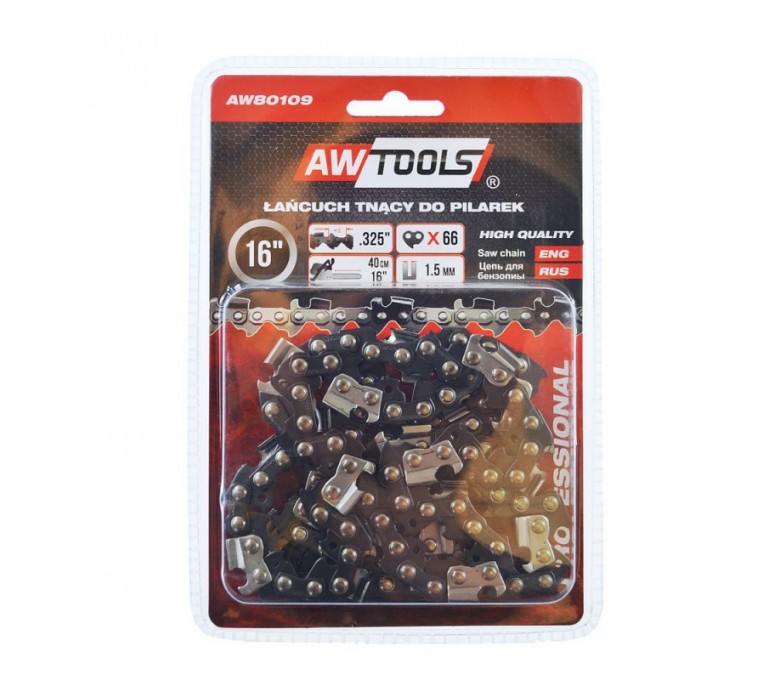 AWTOOLS ŁAŃCUCH TNĄCY 66-OGNIWOWY DO PILARKI 400x1.5MM AW80109