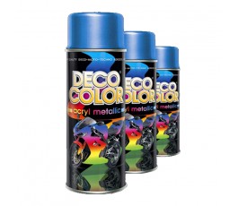 DECO COLOR LAKIER AKRYLOWY METALLIC CZERWONY 400ML 15370 [#bd1e30]