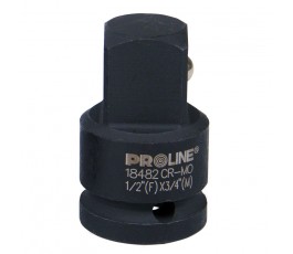 PROLINE ADAPTER UDAROWY Z TRZPIENIEM 1/2' I GNIAZDEM 3/4' CRMO ZR18484