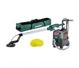 METABO ZESTAW SZLIFIERKA LSV 5-225 + ODKURZACZ ASR 35 L ACP + 25 ARKUSZY SZLIFIERSKICH P120 690885000