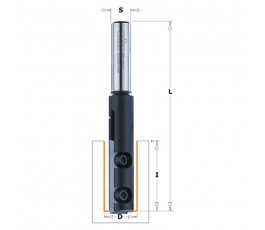 CMT FREZ PROSTY HM D=16 I-50 L=95,7 S=95 Z=1 652.161.11