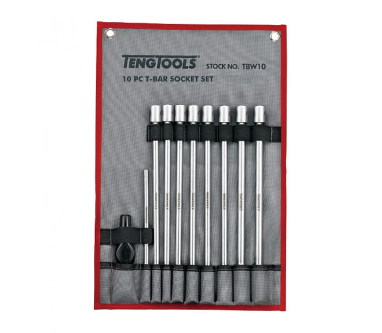 TENG TOOLS ZESTAW 8 KLUCZY NASADOWYCH 7-19MM I POKRĘTŁA 300MM 178791000