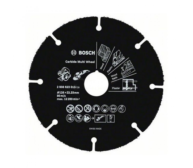 BOSCH TARCZA UNIWERSALNA HM Z WĘGLIKÓW SPIEKANYCH 125MM 2608623013