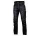 LAHTIPRO SPODNIE JEANSOWE CZARNE SLIM FIT ZE WZMOCNIENIAMI ROZMIAR XL L4051704