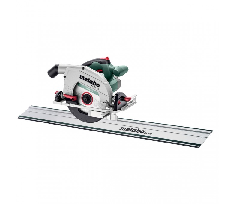 METABO RĘCZNA PILARKA TARCZOWA SET KS 66 FS 1500W + SZYNA PROWADZĄCA FS 160 691135000