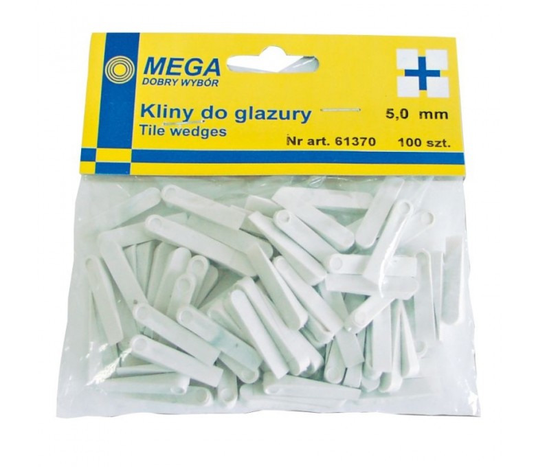 MEGA ZESTAW 100 KLINÓW DO GLAZURY 5x5x22MM 61370