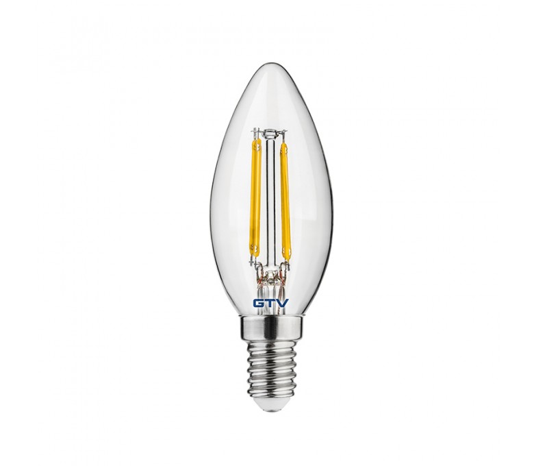 GTV ŻARÓWKA LED FILAMENT MLECZNA C35 3000K E14 4W 400LM LD-C35FL4M-30