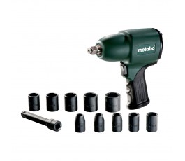 METABO PNEUMATYCZNY ZAKRĘTAK UDAROWY DSSW 360 SET 1/2' + ZESTAW AKCESORIÓW 604118500