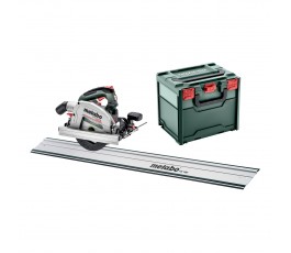 METABO AKUMULATOROWA RĘCZNA PILARKA TARCZOWA SET KS 18 LTX 66 BL + METABOX 340 + SZYNA PROWADZĄCA FS 160 691194840