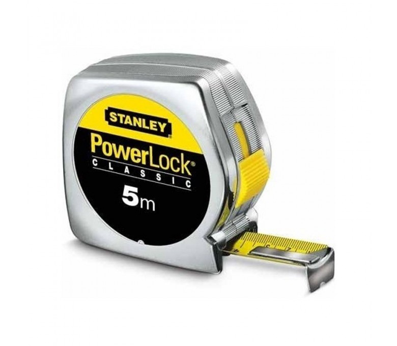 STANLEY MIARA 5Mx25MM POWERLOCK Z OBUDOWĄ Z TWORZYWA 331951