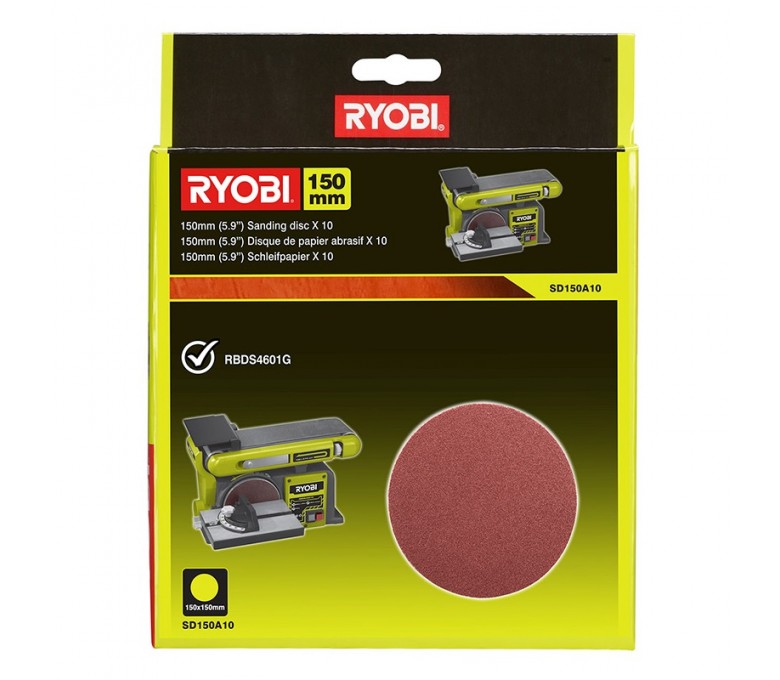 RYOBI ZESTAW 10 TAŚM SZLIFIERSKICH 150MM SD150A10 5132003685