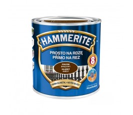 HAMMERITE FARBA PROSTO NA RDZĘ Z POŁYSKIEM 0.25L BRĄZOWA 1508249980