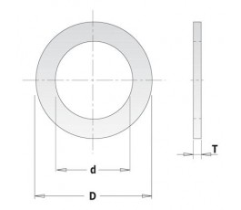 CMT REDUKCJA DO PIŁ D=25.4 d=20 T=1,4 299.214.00