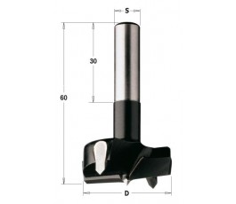 CMT WIERTŁO PUSZKOWE HW RH D=20 L=60 S=8 Z UCHWYTEM CYLINDRYCZNYM 392.200.11