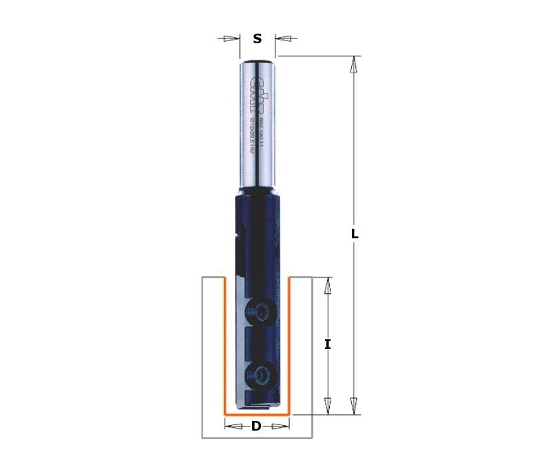 CMT FREZ PROSTY HM D=12 I=39,5 L=90 S=8 Z=1 652.122.11