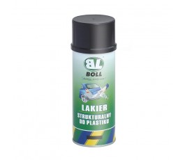 BOLL LAKIER STRUKTURALNY DO PLASTIKU W SPRAYU 400ML CZARNY 001400