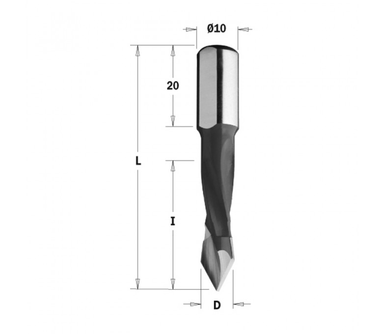 CMT WIERTŁO P HM D=5X40 RH 375.050.11