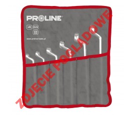 PROLINE ZESTAW 12 KLUCZY OCZKOWO-ODGIĘTYCH (6x7-30x32MM) CRV 36512