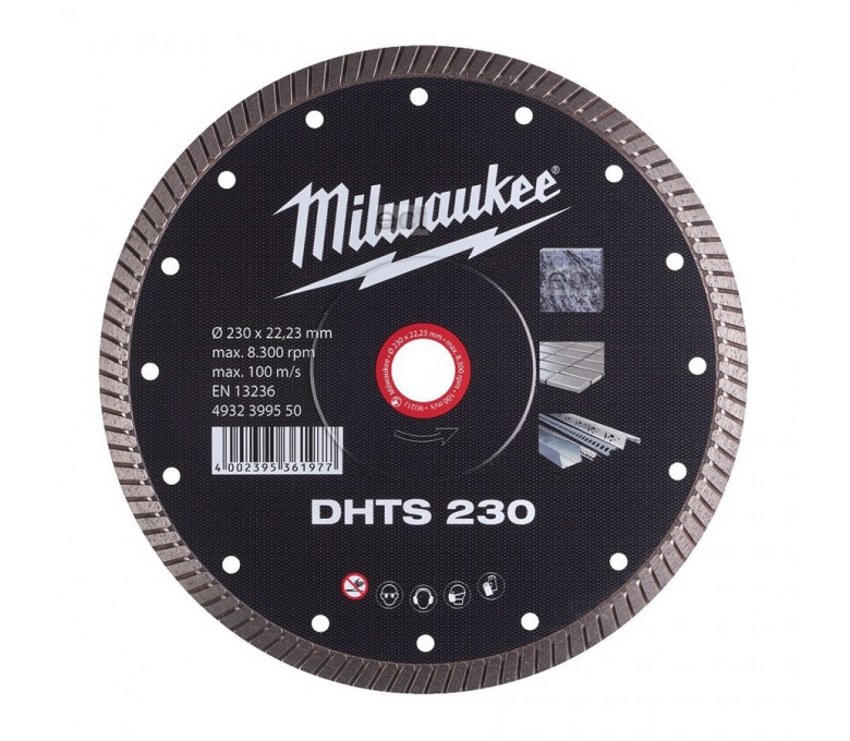 MILWAUKEE TARCZA DIAMENTOWA DHTS 230x22.2MM 4932399550