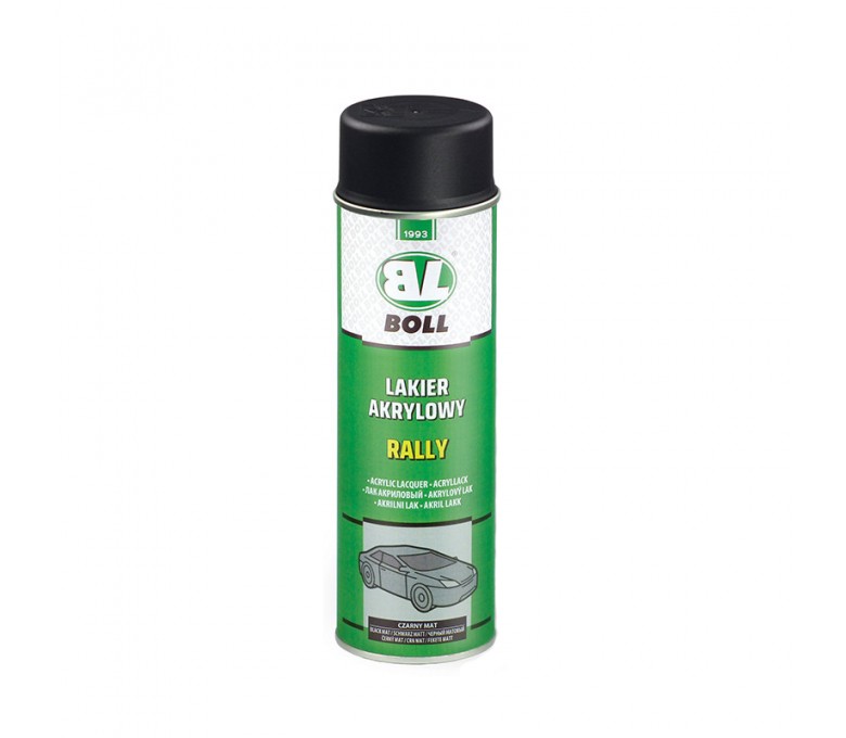 LAKIER AKRYLOWY CZARNY MAT BOLL SPRAY 500ML