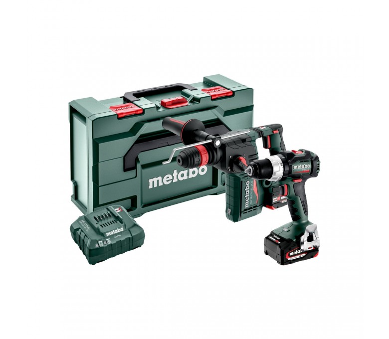 METABO AKUMULATOROWY ZESTAW COMBO SET BS 18 LT BL + KH 18 LTX BL 24 QUICK + AKUMULATORY I AKCESORIA 685219650 prom