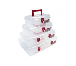 PROLINE ORGANIZER 359x238x85MM Z RĄCZKĄ 6 PRZEGRÓDEK 35728