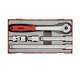 TENG TOOLS ZESTAW POKRĘTŁA ZAPADKOWEGO Z CHWYTEM KWADRATOWYM 1/2' TT1205 03570108