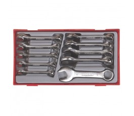 TENG TOOLS ZESTAW 10 KLUCZY PŁASKO-OCZKOWYCH 10-19MM TT6010M CRV 109470104