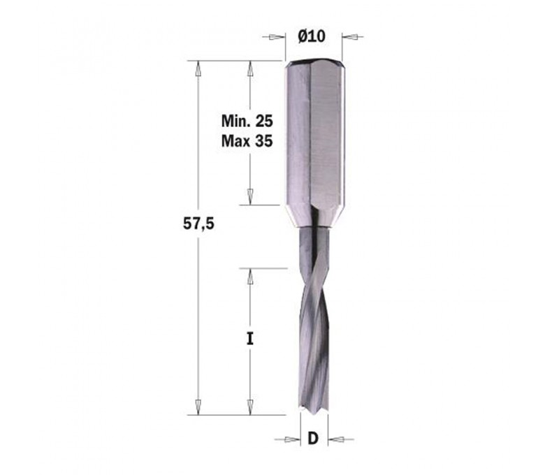 CMT WIERTŁO NP HWM D=2x12 L=57.5 S=10x27 RL XTREME 310.020.22