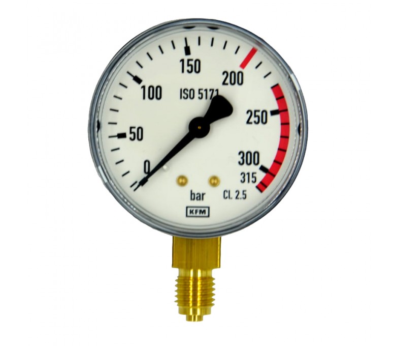 PERUN MANOMETR DO ACETYLENU 0-40 BAR M63 MO943-831-326