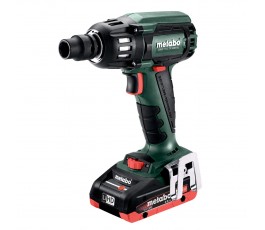 METABO AKUMULATOROWY ZAKRĘTAK UDAROWY SSW 18 LTX 400 BL 18V + 2 AKUMULATORY 4AH + ŁADOWARKA ASC 55 + METABOX 145 602205800